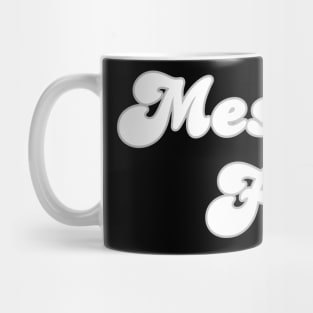 Messiento Feliz soccer futbol quote art Mug